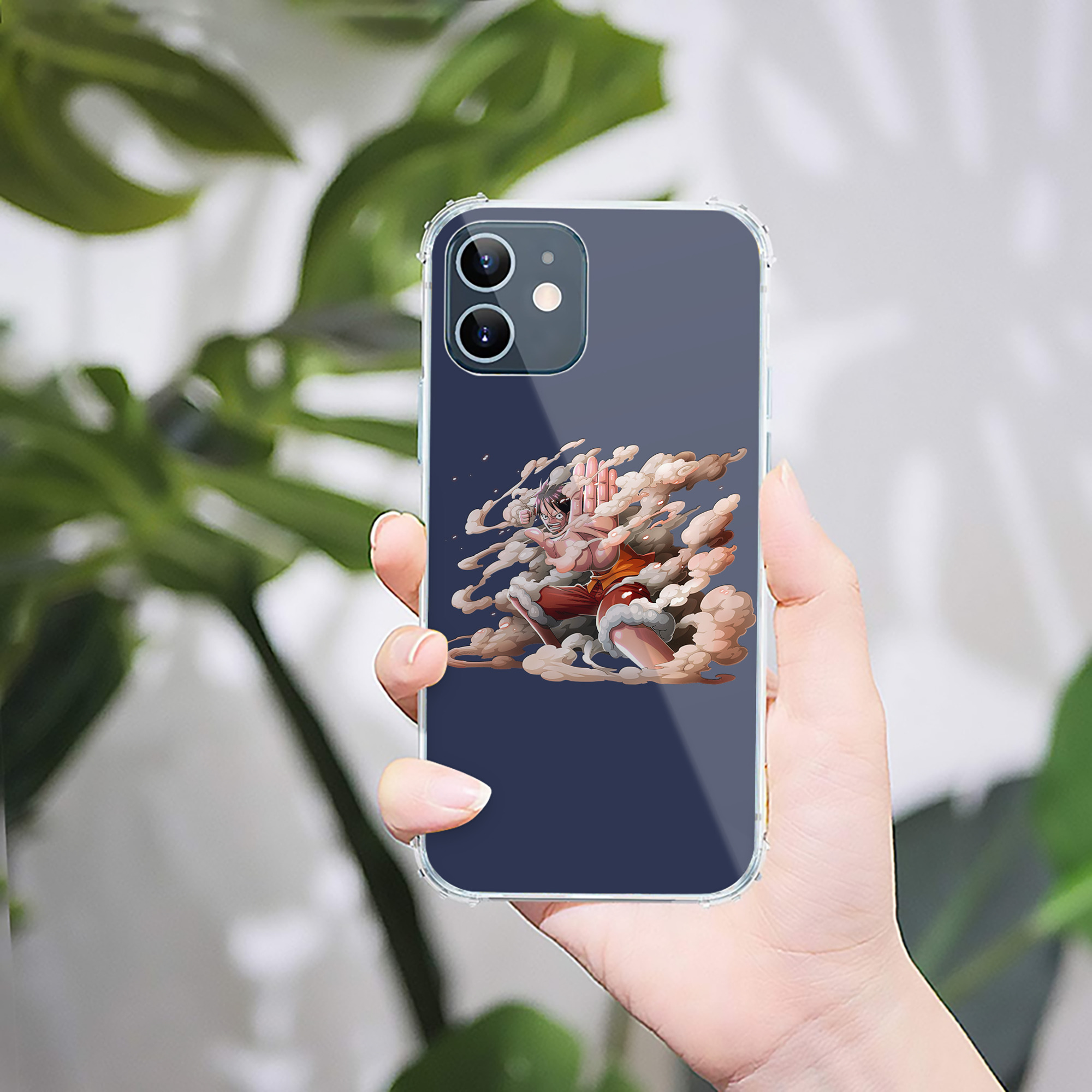 （画像用） ワンピース モンキー・D・ルフィ ONE PIECE Monkey D. Luffy 【iPhone 12シリーズ対応】透明スマホケース（クリアソフトケース）